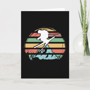 Carte Ski Retro