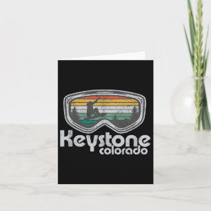 Carte Ski Snowboard Keystone Snowboard Retro Colorado