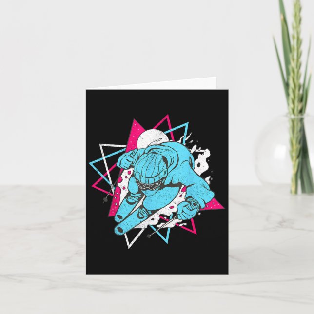 Carte Ski Vintage 80s 90s _1 (Devant)