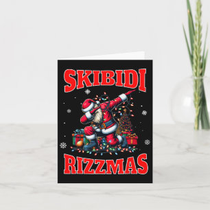 Carte Skibidi Rizzmas Drôle Collège Génération Alpha Noë