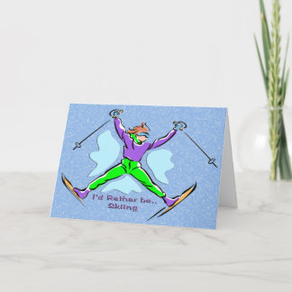 Carte Skieur libre