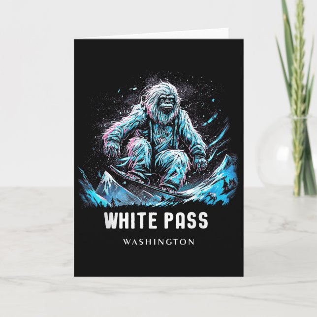 Carte Skieur P Washington Ski Skiing _1  (Devant)