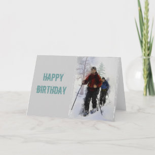 Carte Skieurs de fond