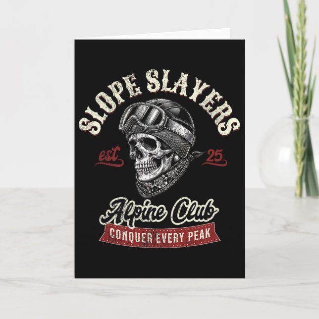 Carte Skieurs de freestyle de Slope Slayers Ski Aventure (Devant)