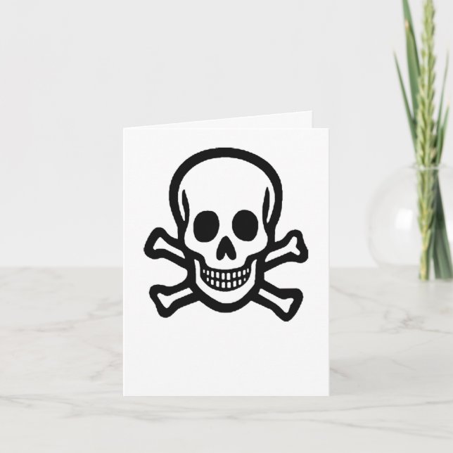 Carte Skull and crossbones (Devant)