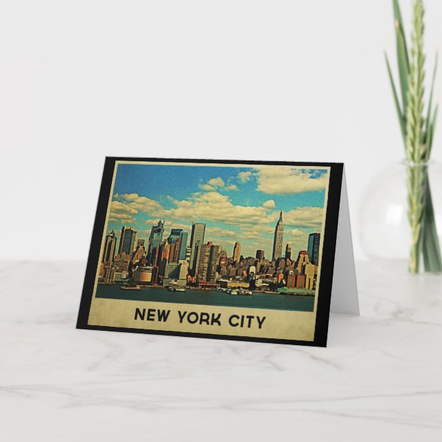 Carte Skyline de New York (Devant)