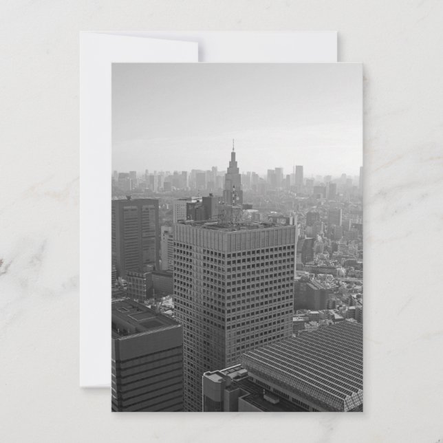 Carte Skyline de Tokyo (Devant)