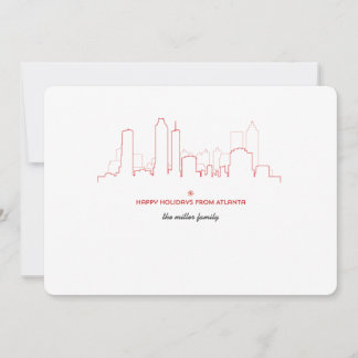 Carte Skyline de vacances Atlanta