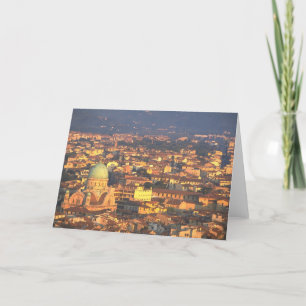 Carte Skyline Florence Italie