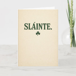 Carte Slainte - Vintage