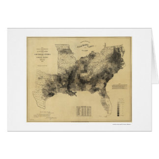 Carte slave 1861 de population