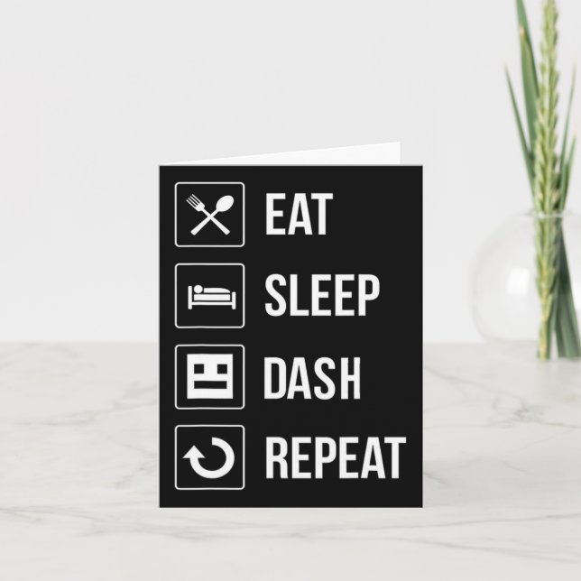 Carte Sleep Dash Répéter le jeu vidéo Géométrie Gamer vi (Devant)