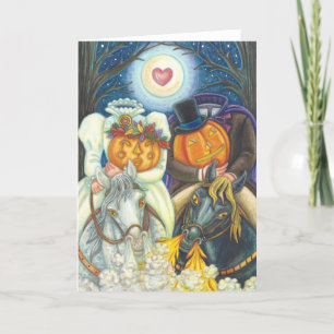 Carte SLEEPY HOLLOW MARIAGE HALLOWEEN GREETING CARD Blnk