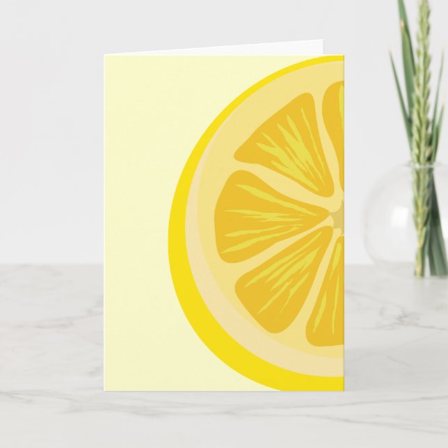 Carte Slice of Lemon Card (Devant)