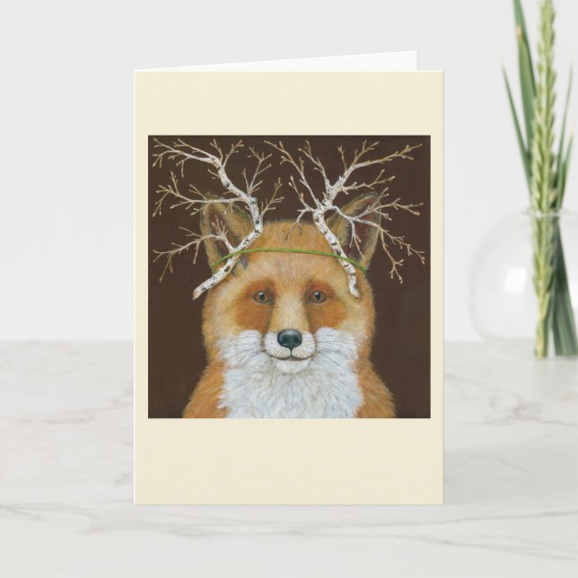 Carte Sly Sylvie the Fox greeting card (Devant)