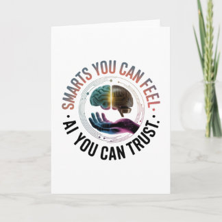 Carte Smarts Vous Pouvez Sentir - AI Cerveau Futuriste D