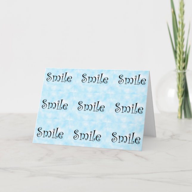 Carte smile-greeting cards (Devant)