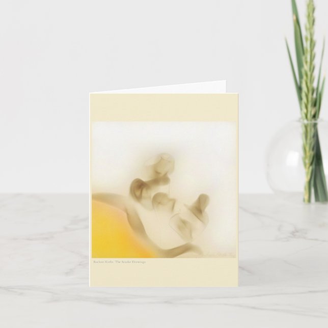 Carte Smoke Drawing, Cancer du Rockne, 1973 (Devant)