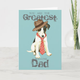 Carte Smooth Fox Terrier Papa