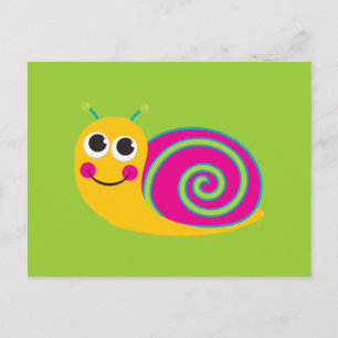 Carte Snail Cute