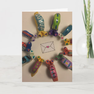 Carte Snail mail bonjour