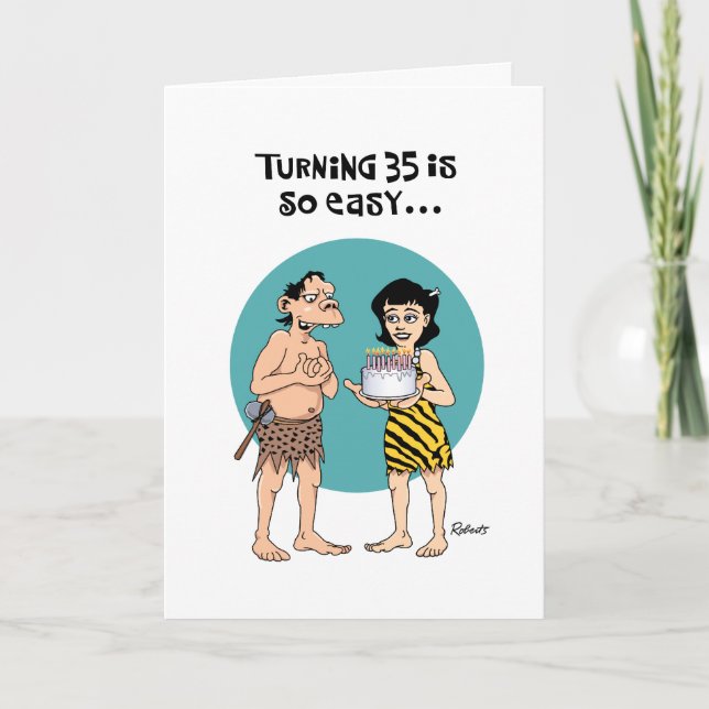 Carte Snarky 35e anniversaire (Devant)