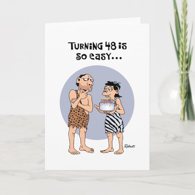 Carte Snarky 48e anniversaire (Devant)