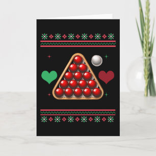 Carte Snooker Sweat-shirt de Noël Laid Xmas