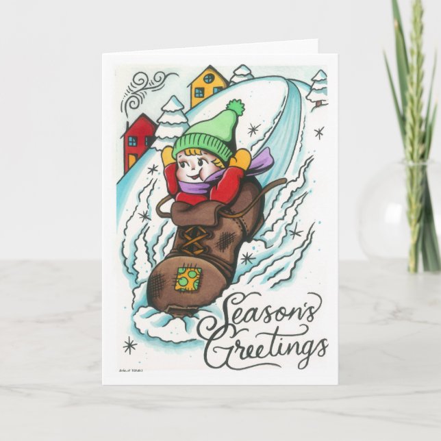 Carte Snow day! (Devant)