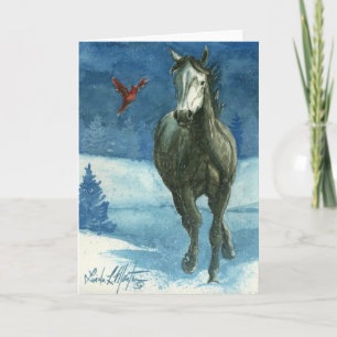 Carte Snow Tag Blank Card