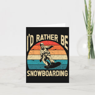 Carte Snowboard Art Hommes Snowboard Winter Cool Snowboa