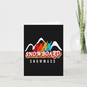 Carte Snowboard Co Fun Ski Colorado Mountain Sn