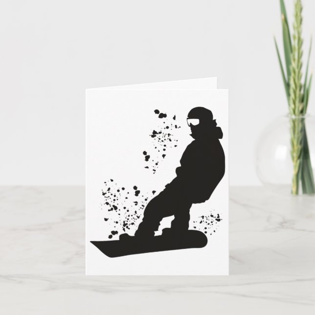 Carte Snowboard coloré Snowboard Snowboard 28 (Devant)