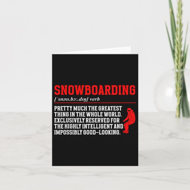 Carte Snowboard Définition Snowboard Outboard Snowboard (Devant)