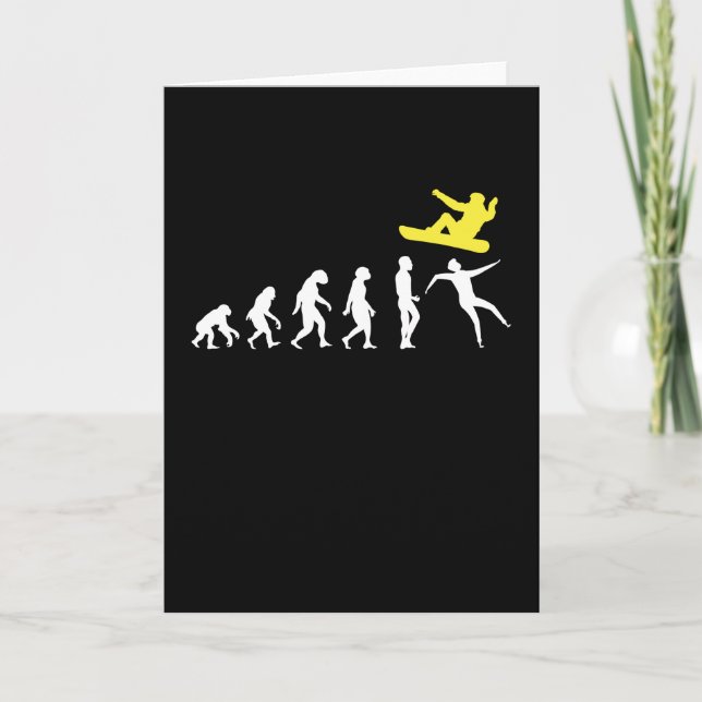Carte Snowboard Evolution Snowboard Hiver (Devant)