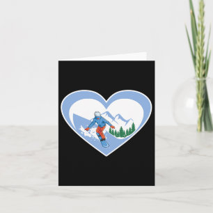 Carte Snowboard Heart - Snowboard Love
