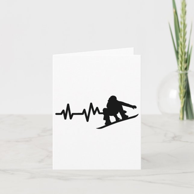 Carte Snowboard Heartbeat Snowboard (Devant)