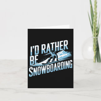 Carte Snowboard Lover Humour Design Amusant Snowboarder