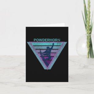 Carte Snowboard Powderhorn Station de ski Colorado Snowb