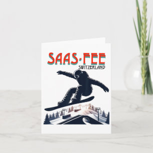 Carte Snowboard Saas-fee Suisse