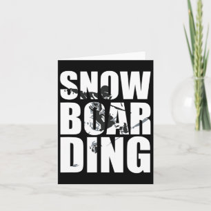 Carte Snowboard Saying Wintersport Fans Great Gif