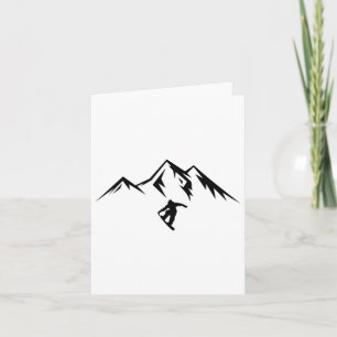 Carte Snowboard Shirt Snow Mountain Winter Snowboard