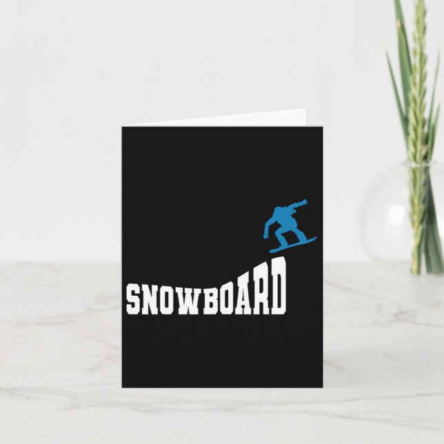 Carte Snowboard Snowboard Vintage Retro Snowboard 2 (Devant)