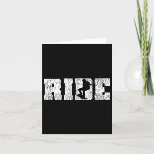 Carte Snowboard Snowboard Vintage Ride Ride 1