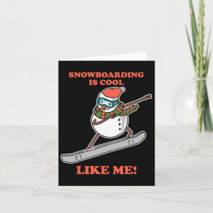 Carte Snowboard Snowman Snowboard Snowboard