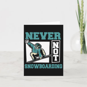 Carte Snowboard Sports d'hiver Snowboard - Snowboard
