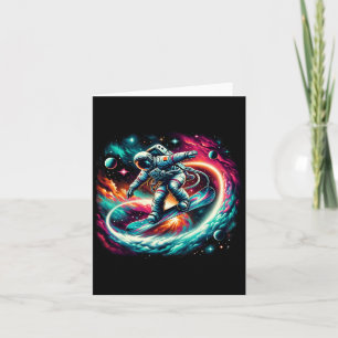 Carte Snowboard Sur Snowboardeur Astronaut Snowboard