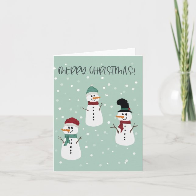 Carte Snowman (Devant)