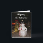 Carte Snowman & Christmas Tree<br><div class="desc">Carte Snowman & Christmas Tree</div>