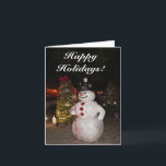 Carte Snowman & Christmas Tree<br><div class="desc">Carte Snowman & Christmas Tree</div>